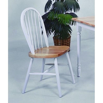 Crown Mark Farmhouse 2303WH/NAT Windsor Chair