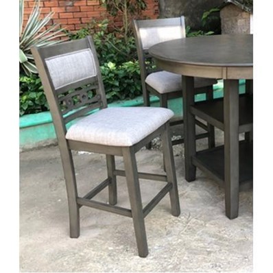 Crown Mark Cally 2716GY-S-24 Counter Height Chair