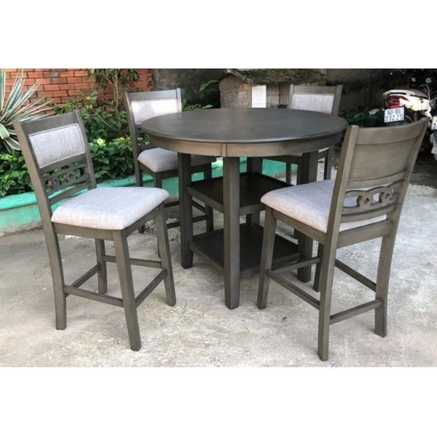 Large Picture of Crown Mark Cally 2716GY-S-24 Counter Height Chair