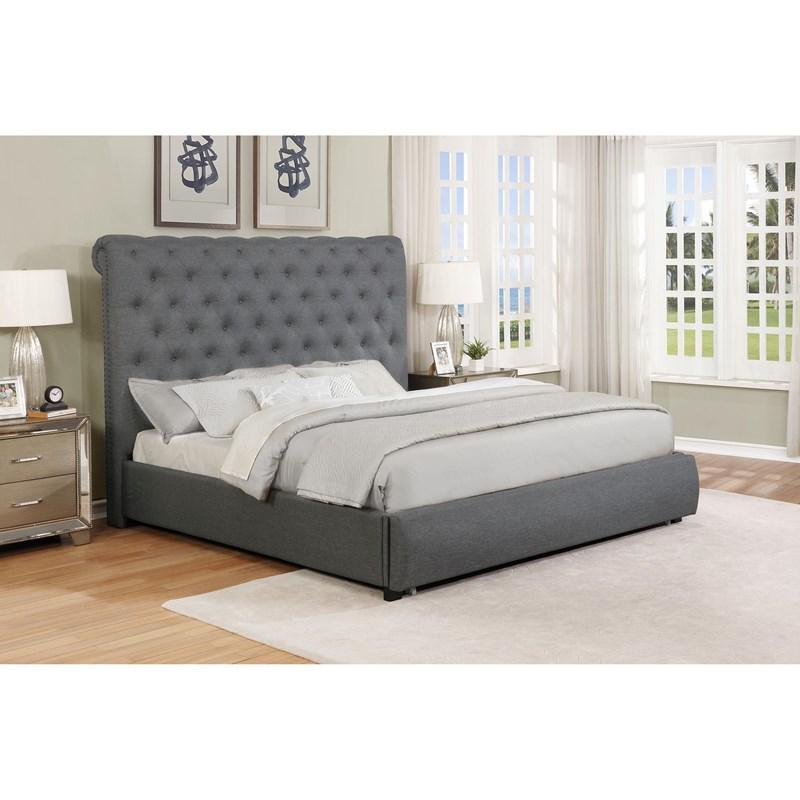 Large Picture of Crown Mark Allie 5019-Q Queen Bed