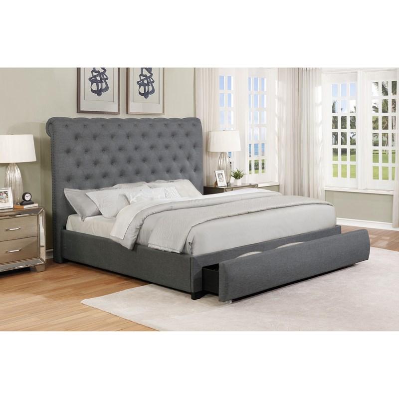 Large Picture of Crown Mark Allie 5019-Q Queen Bed
