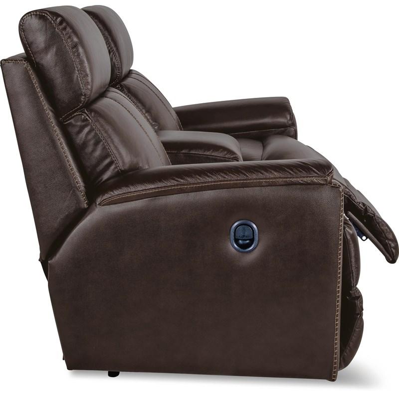 Large Picture of La-Z-Boy Talladega Power Reclining Loveseat w/ Console - Chestnut