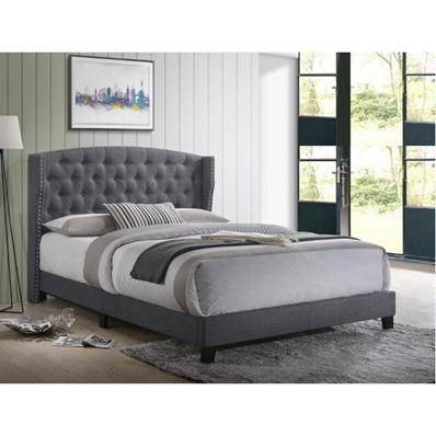 Crown Mark Rosemary 5266GY-Q Queen Platform Bed