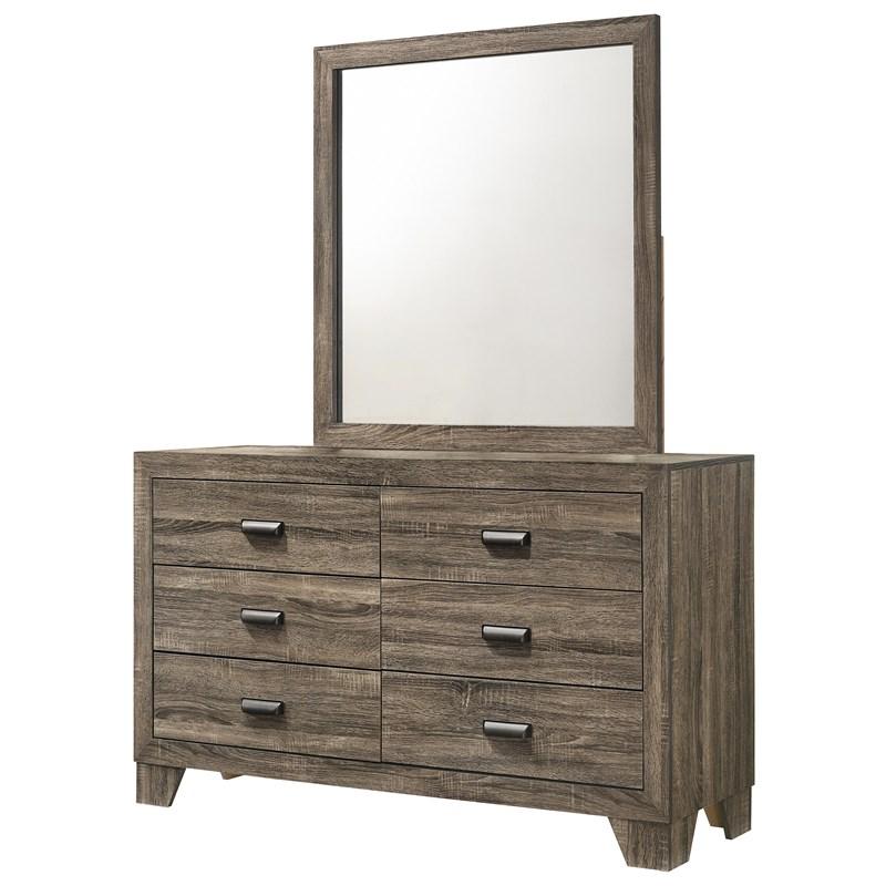Large Picture of Crown Mark Millie B9200-11 Dresser Mirror