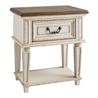 Signature Design by Ashley Realyn B743-91 One Drawer Night Stand (Kids Nightstands - 1 Drawer)