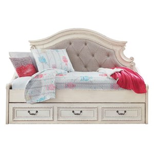 Signature Design by Ashley Realyn B743B15 Twin Day Bed with 1 Large Storage Drawer (Daybeds)