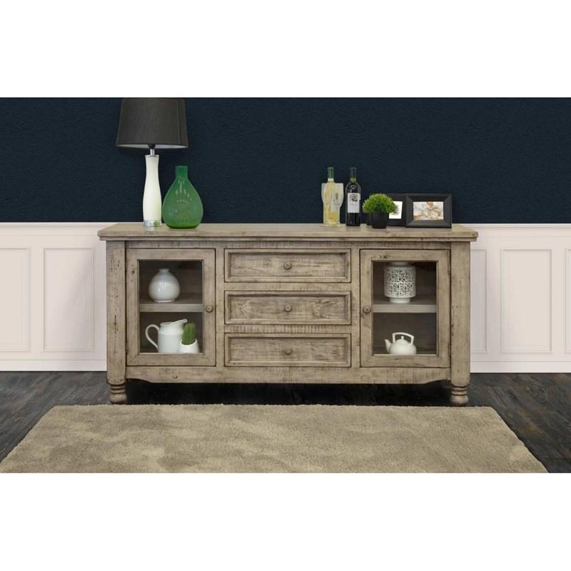 Large Picture of International Furniture Direct Botero Gray IFD2701BFF Buffet