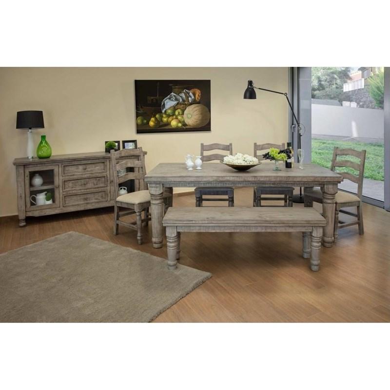 Large Picture of International Furniture Direct Botero Gray IFD2701BFF Buffet