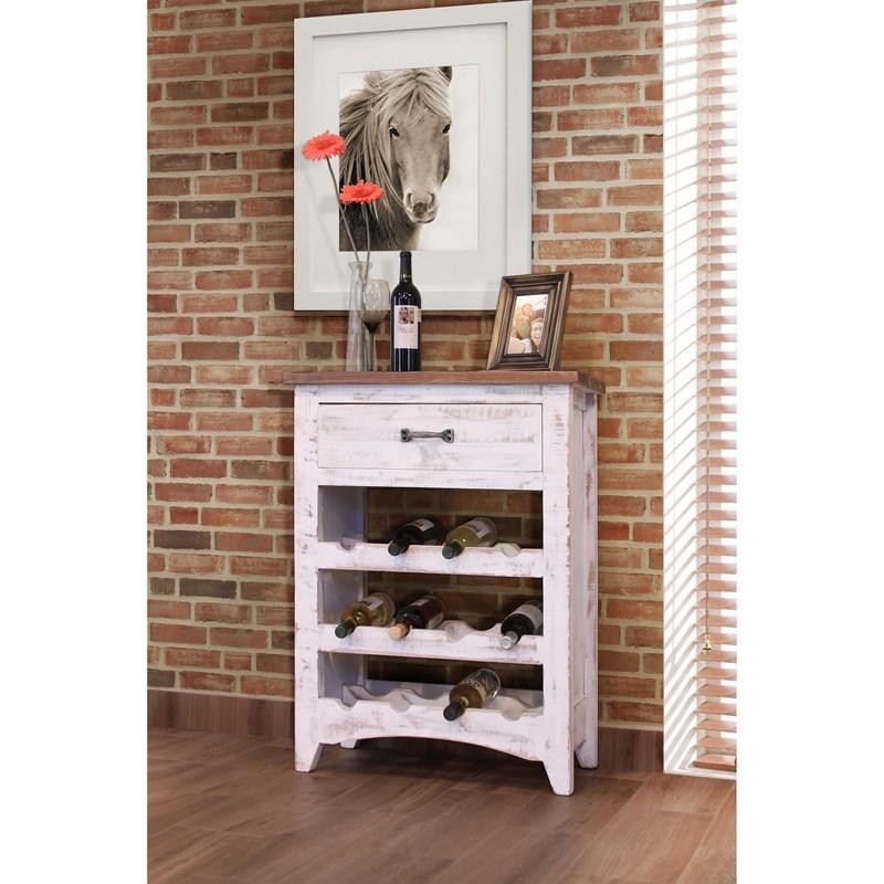 Large Picture of International Furniture Direct Pueblo IFD360WINE Wine Cabinet