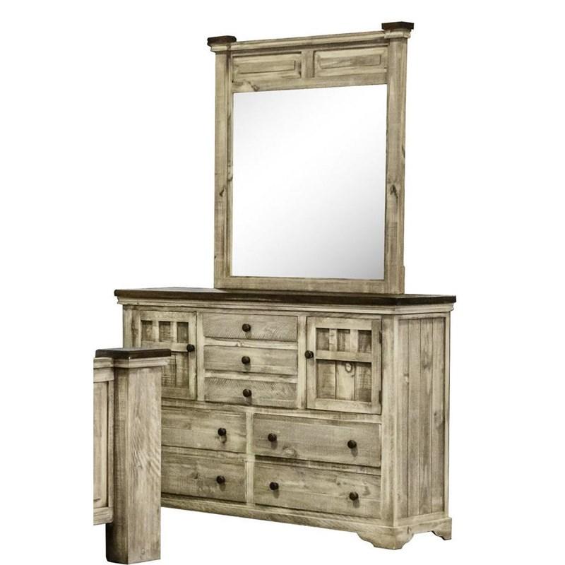 Large Picture of Rustic Imports Evangeline ACC 250 Dresser Mirror