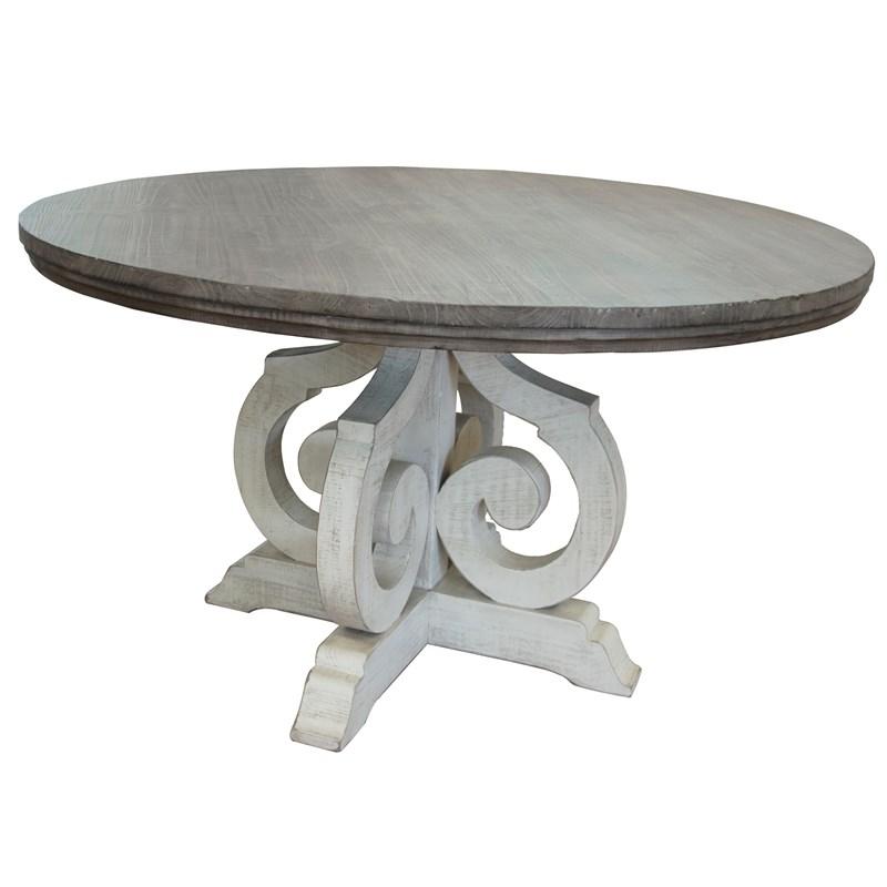 International Furniture Direct Stone IFD4691RND Dining Table