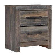 Signature Design by Ashley Drystan B211-92 Two Drawer Night Stand (Nightstands - 2 Drawers)