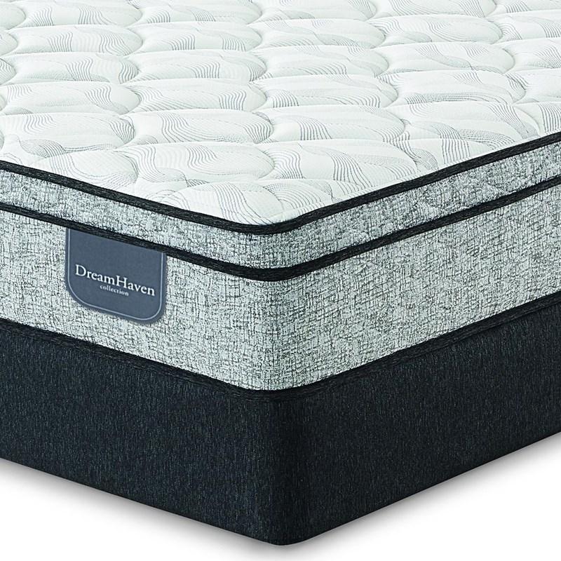 Large Picture of Serta Crystal Downs Plush Euro Top Mattress Set (Twin)