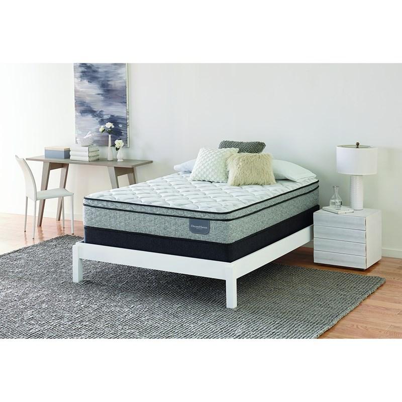 Large Picture of Serta Crystal Downs Plush Euro Top Mattress Set (Twin)