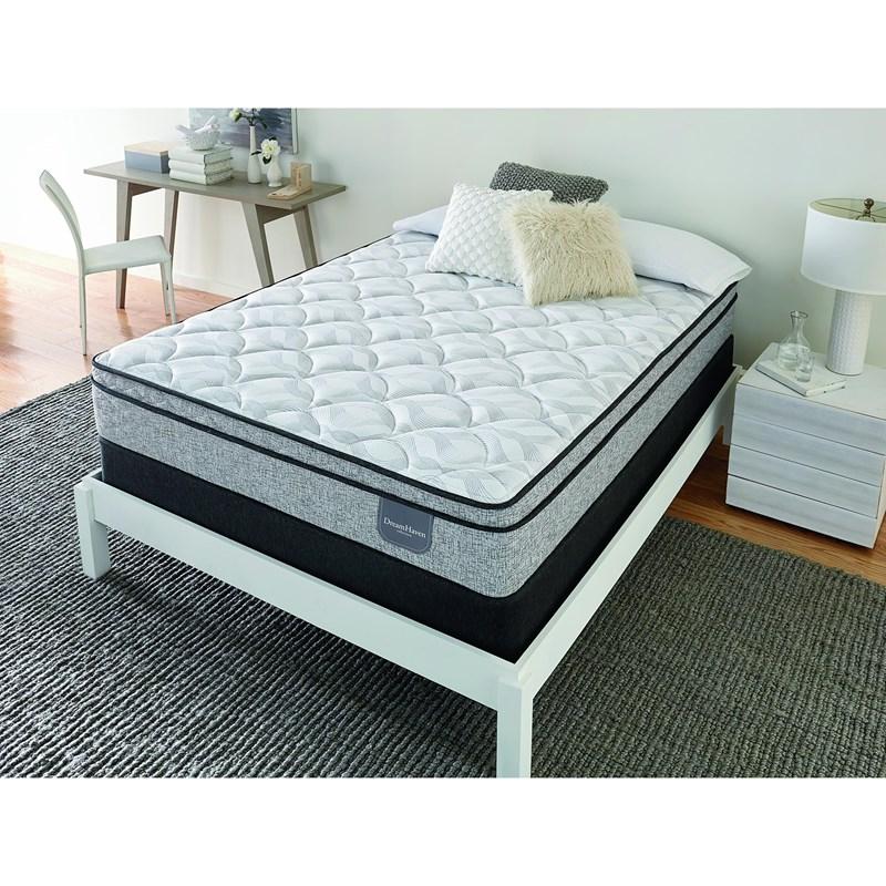 Large Picture of Serta Crystal Downs Plush Euro Top Mattress Set (Twin)
