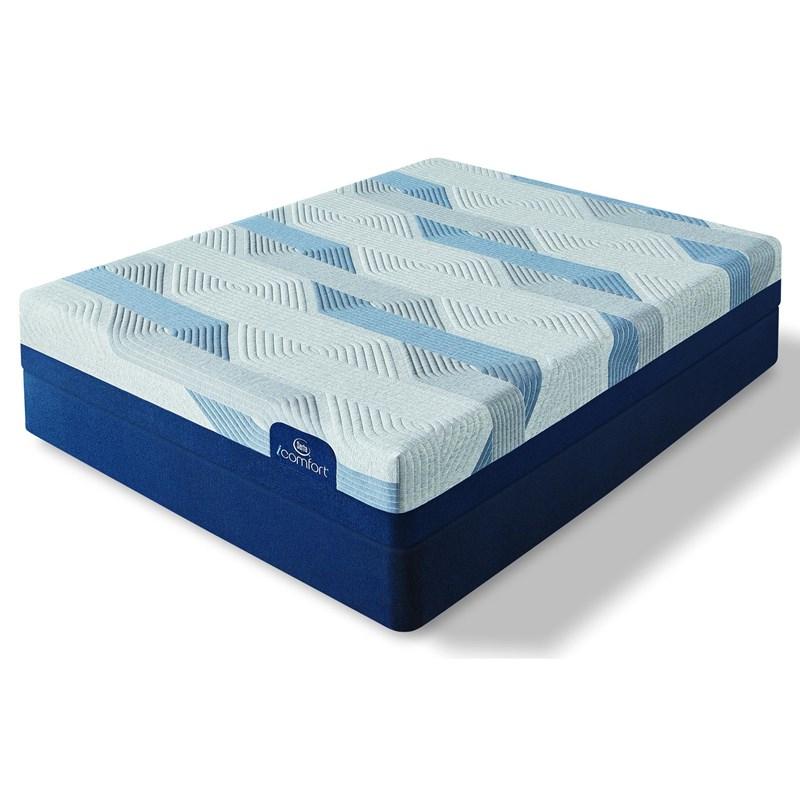 Large Picture of Serta Blue 100CT Gentle Firm Mattress Set (Full)