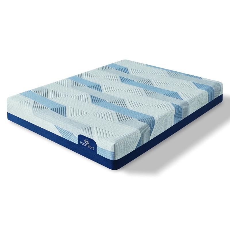 Large Picture of Serta Blue 100CT Gentle Firm Mattress Set (Full)