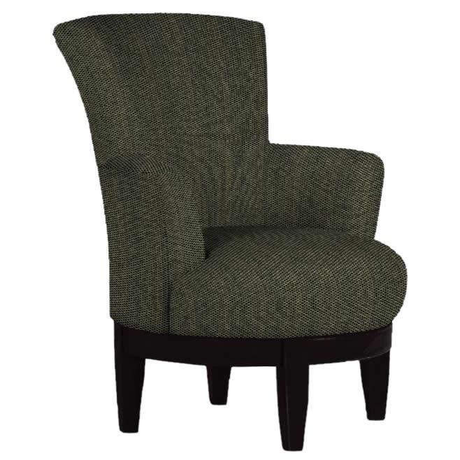 Justine Swivel Fabric Accent Chair (2968T-25723) image 1