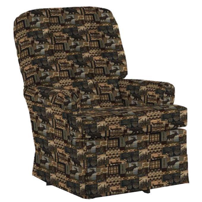 Large Picture of Best Home Furnishings Joplin1 1009 Swivel Rocker Chair - Stone
