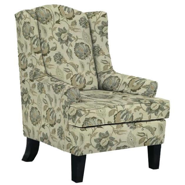 Andrea Stationary Fabric Accent Chair (0170R 35503) image 1