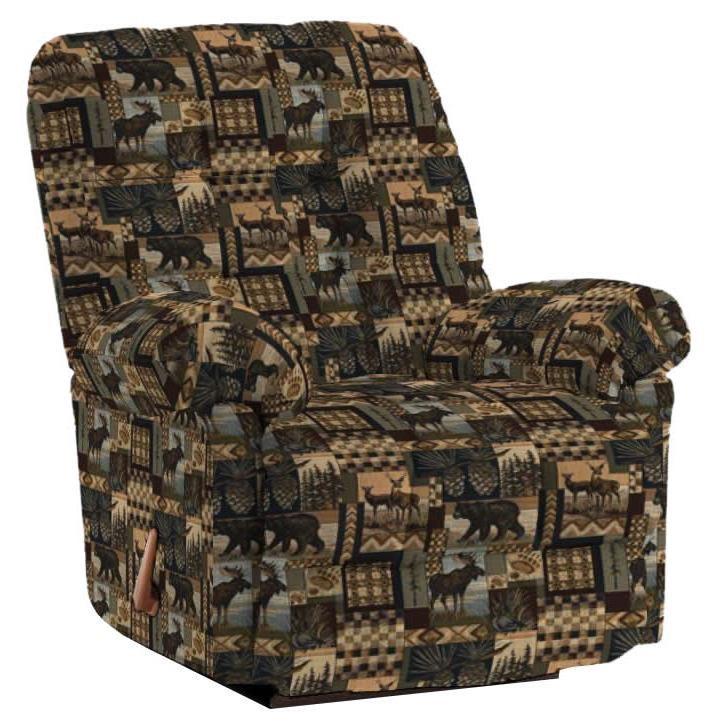 Fauteuil inclinable berçant Brosmer en tissu (9MW87-1 27909) image 1