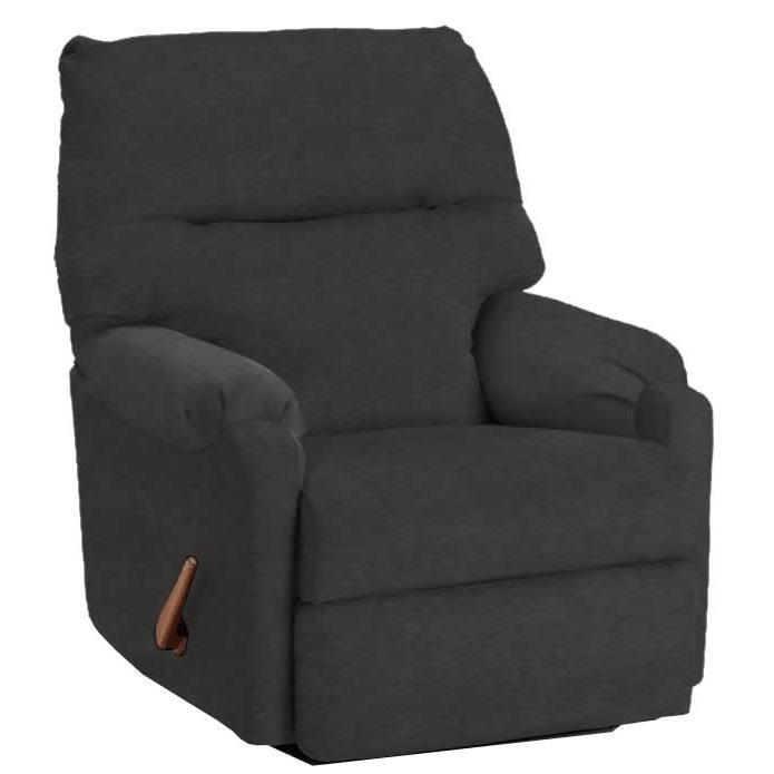 Best Home Furnishings Jojo 1AW37 Rocker Recliner - Gray (Recliners - Manual)