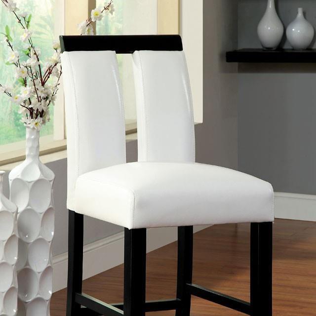 Large Picture of Furniture of America Luminar CM3559PC-2PK Counter Height Chair