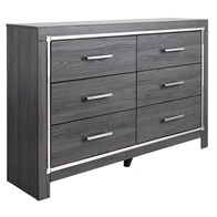 Signature Design by Ashley Lodanna B214-31 Six Drawer Dresser (Dressers - 6 Drawers)