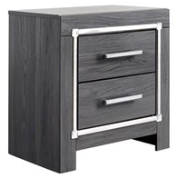 Signature Design by Ashley Lodanna B214-92 Two Drawer Night Stand (Nightstands - 2 Drawers)