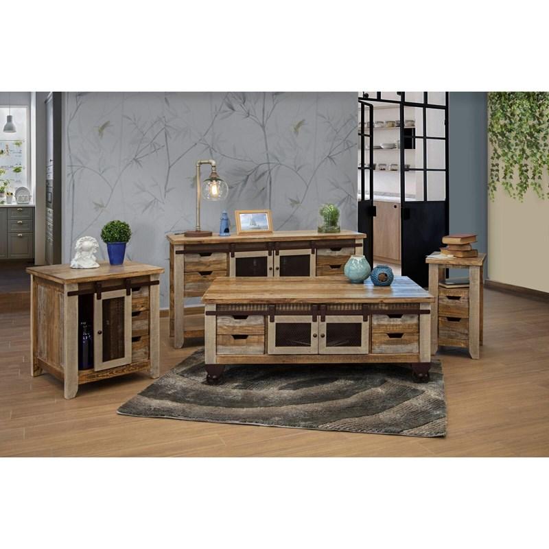 Large Picture of International Furniture Direct Antique IFD9661END End Table