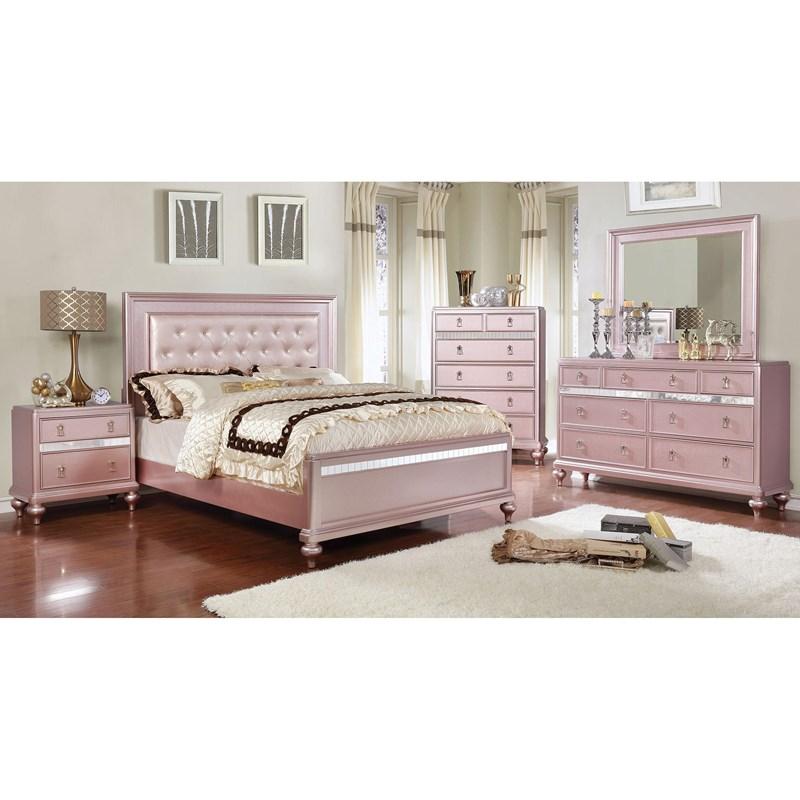 Large Picture of Furniture of America Avior CM7170RG-F Full Bed
