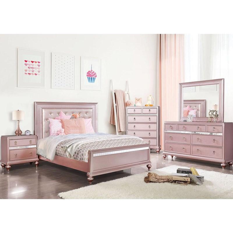 Large Picture of Furniture of America Avior CM7170RG-F Full Bed