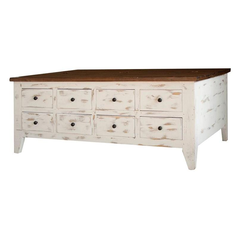 International Furniture Direct Antique IFD960CKTL Cocktail Table