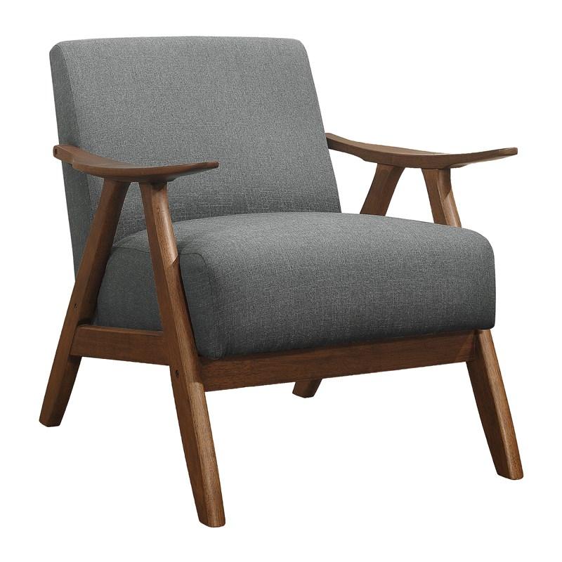 Homelegance Damala 1138GY-1 Accent Chair