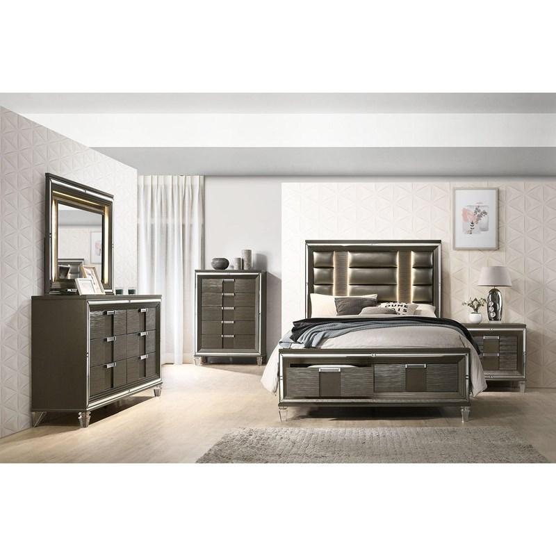 Large Picture of Elements International Twenty Nine TN600NS Nightstand with USB