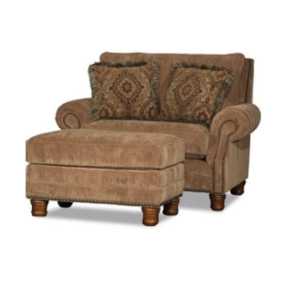Large Picture of Mayo Furniture 5790F50 Ottoman - Merritt Cashew