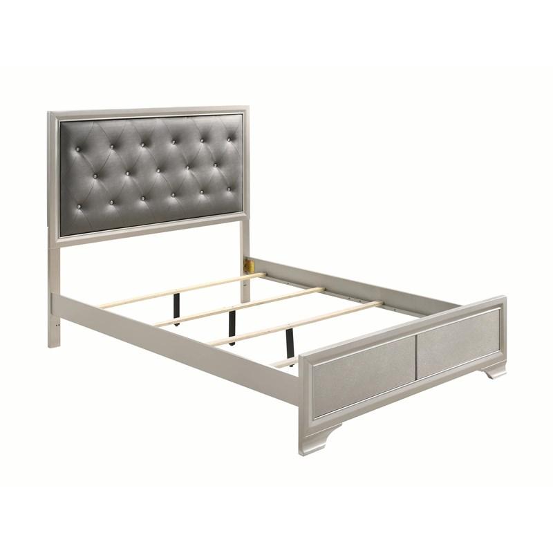 Large Picture of Coaster Furniture Salford 222721Q Queen Panel Bed