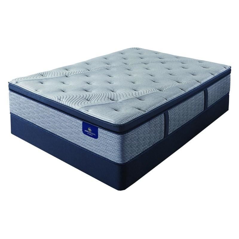 Large Picture of Serta Goldenburg II Plush Pillow Top Mattress Set (California King)