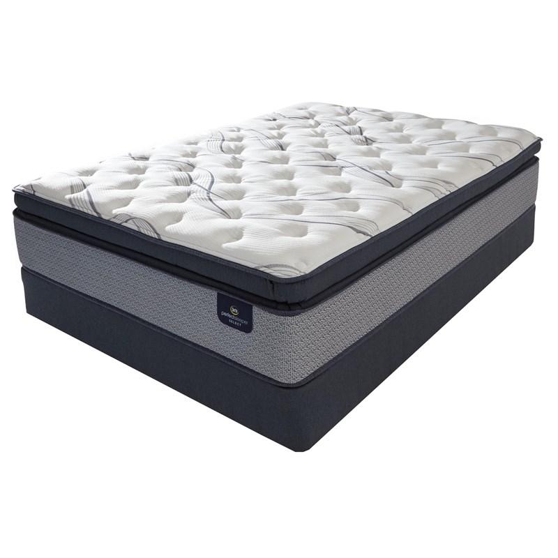 Large Picture of Serta Muskoka Firm Pillow Top Mattress Set (Queen)