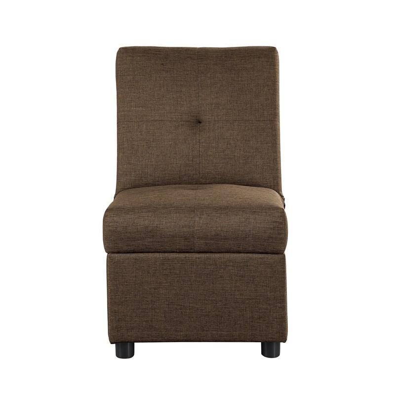 Homelegance Denby 4573BR Storage Ottoman/Chair - Brown