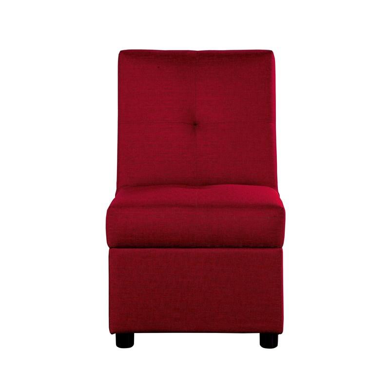 Homelegance Denby 4573RD Storage Ottoman/Chair - Red