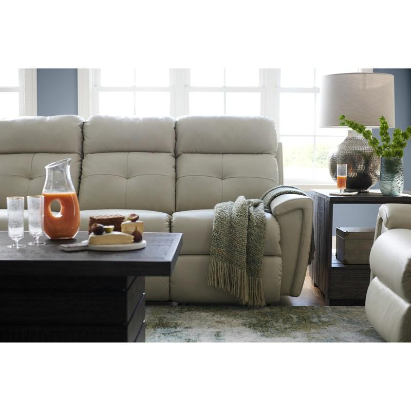 Large Picture of La-Z-Boy Douglas Reclining Sofa - Ice
