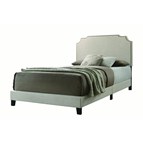 Coaster Furniture Tamarac 310061KE Upholstered Eastern King Panel Bed - Beige