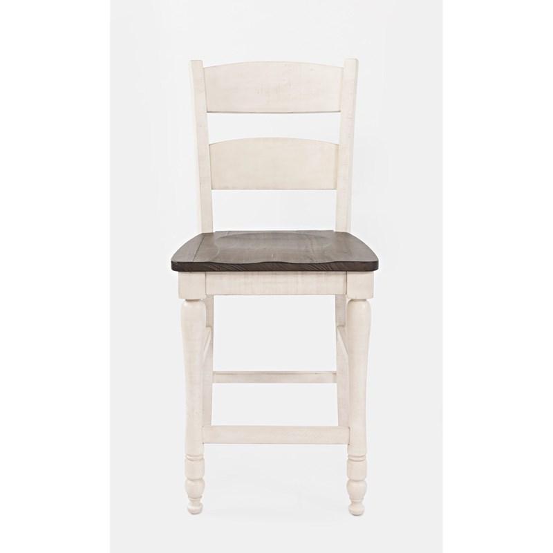 Jofran Madison County 1706-BS401KD Ladder Back Counter Stool