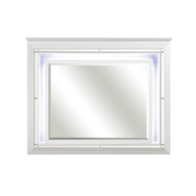 Homelegance Allura 1916W-6 Mirror, LED Lighting