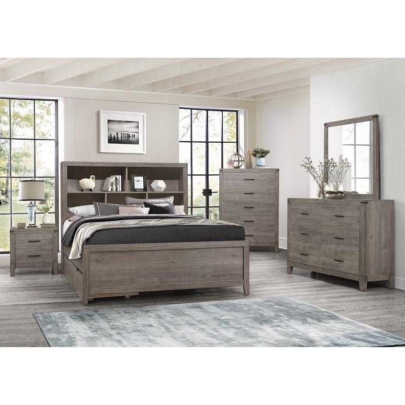 Large Picture of Homelegance Woodrow 2042NBF-1* Full Platform Bed