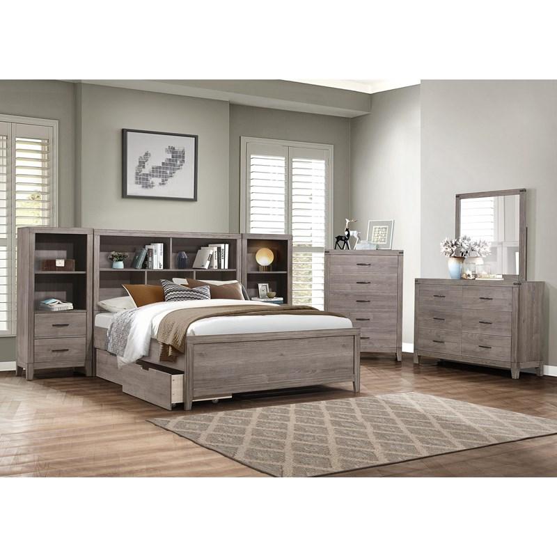 Large Picture of Homelegance Woodrow 2042NBF-1* Full Platform Bed