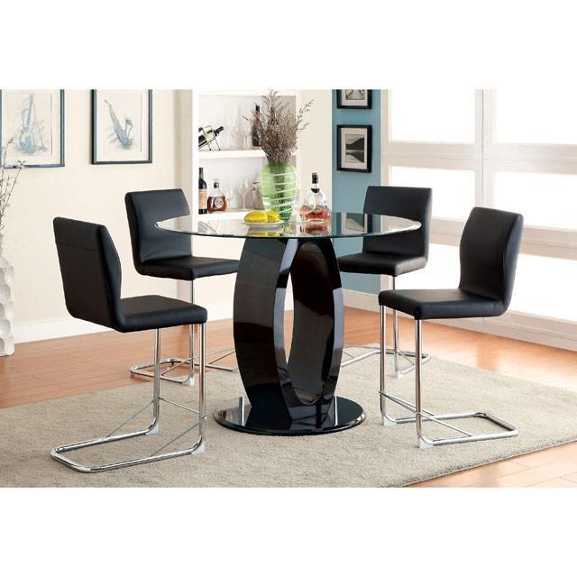 Large Picture of Furniture of America Lodia CM3825BK-PC-2PK
