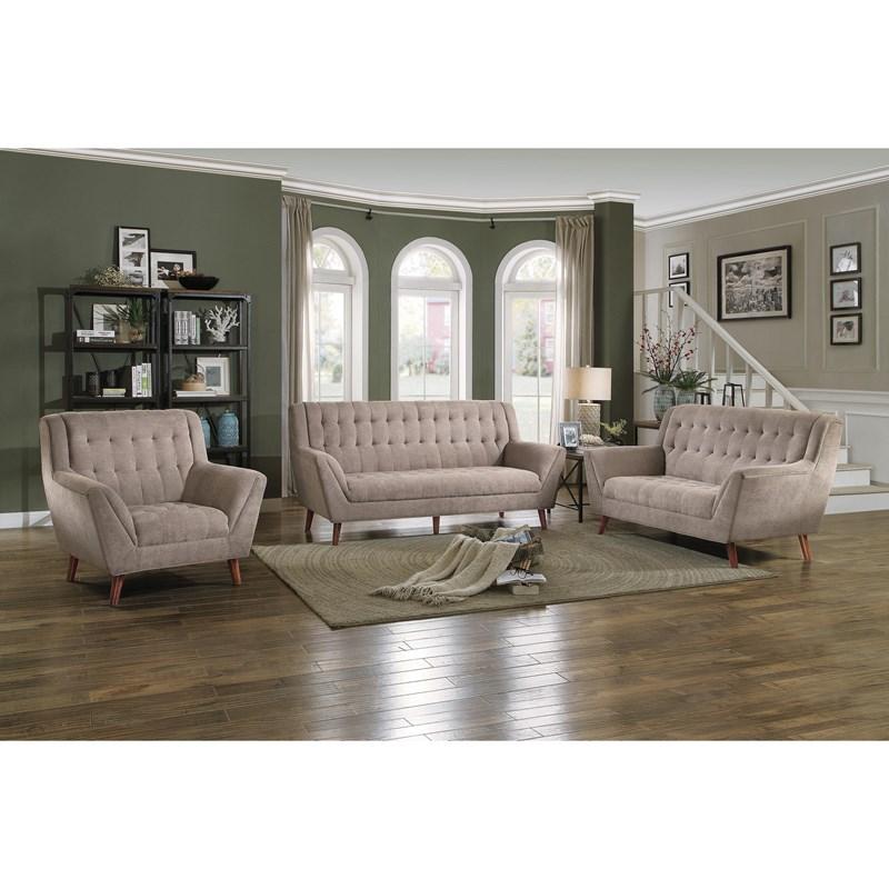 Large Picture of Homelegance Erath 8244SD-2 Loveseat - Sand