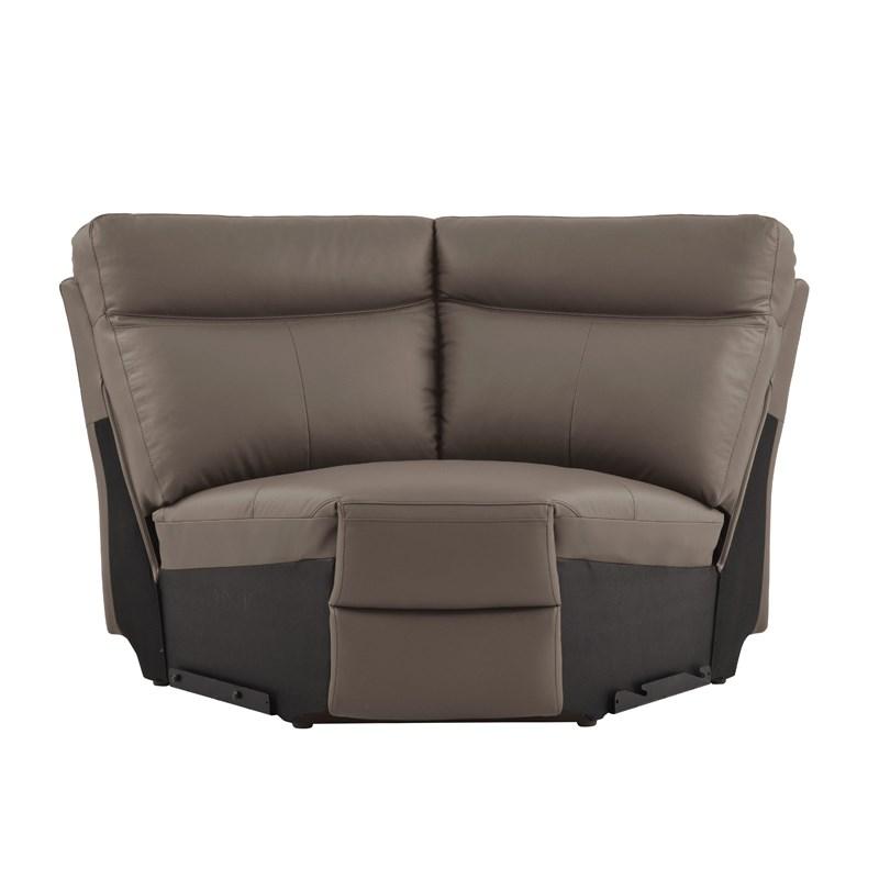Large Picture of Homelegance Olympia 8308*8A1PW 8 pc Modular Power Reclining Sectional with Left Chaise